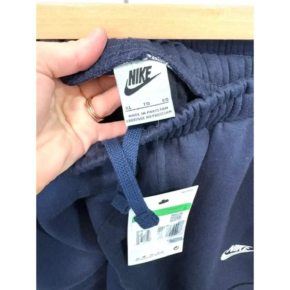 Nike Sportswear Club Fleece Cargo Jogger Sweatpants Mens XL Navy Blue CD3129410